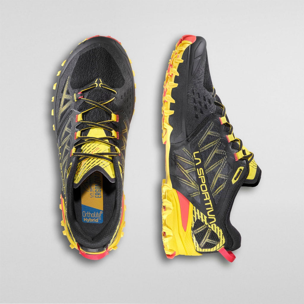 Bushido III  Mountain Running Shoes  Black/Yellow
