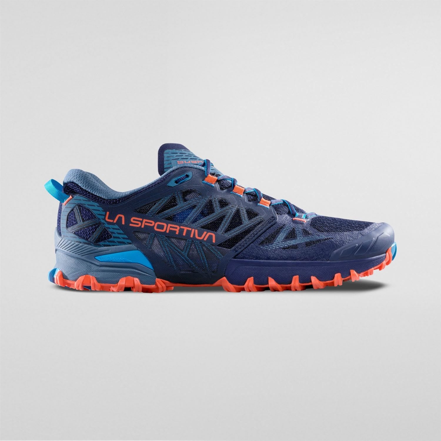 Bushido III  Mountain Running Shoes  Deep Sea/Cherry Tomato