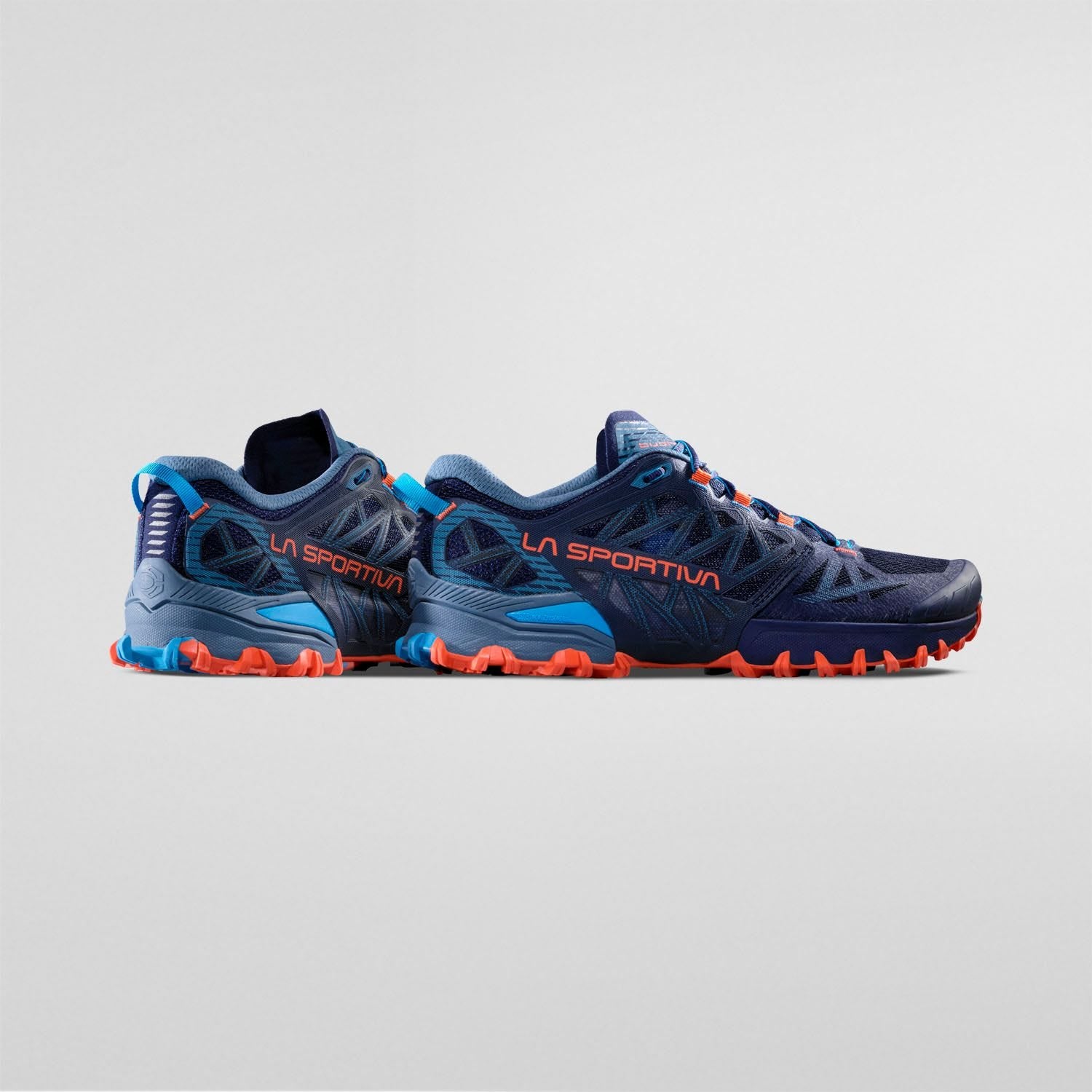 Bushido III  Mountain Running Shoes  Deep Sea/Cherry Tomato