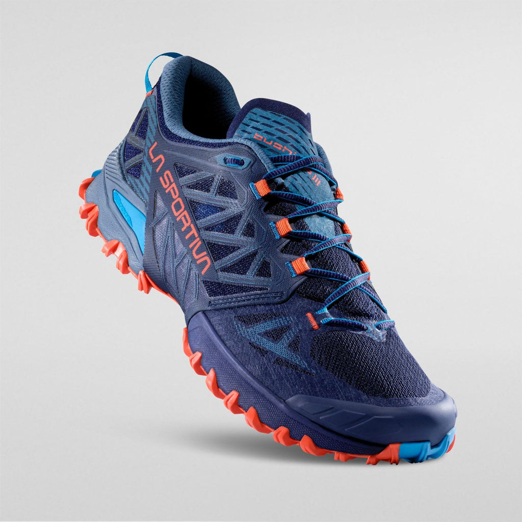 Bushido III  Mountain Running Shoes  Deep Sea/Cherry Tomato