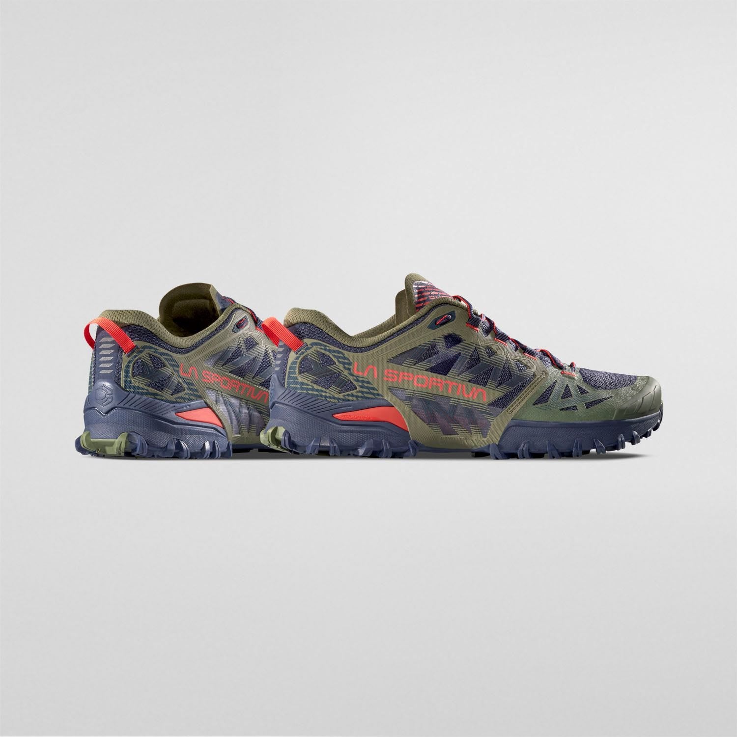 Bushido III  Mountain Running Shoes  Cypress/Mountain Red