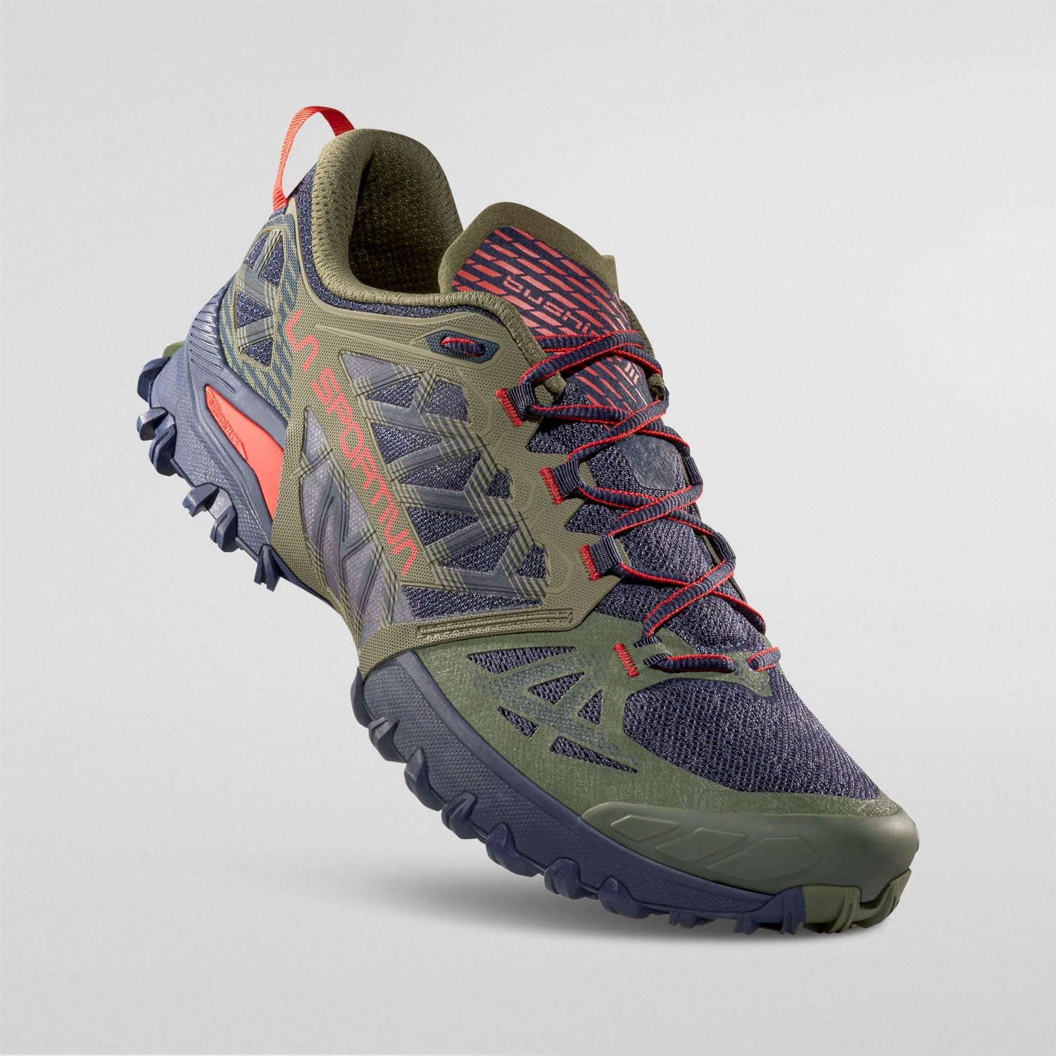 Bushido III  Mountain Running Shoes  Cypress/Mountain Red